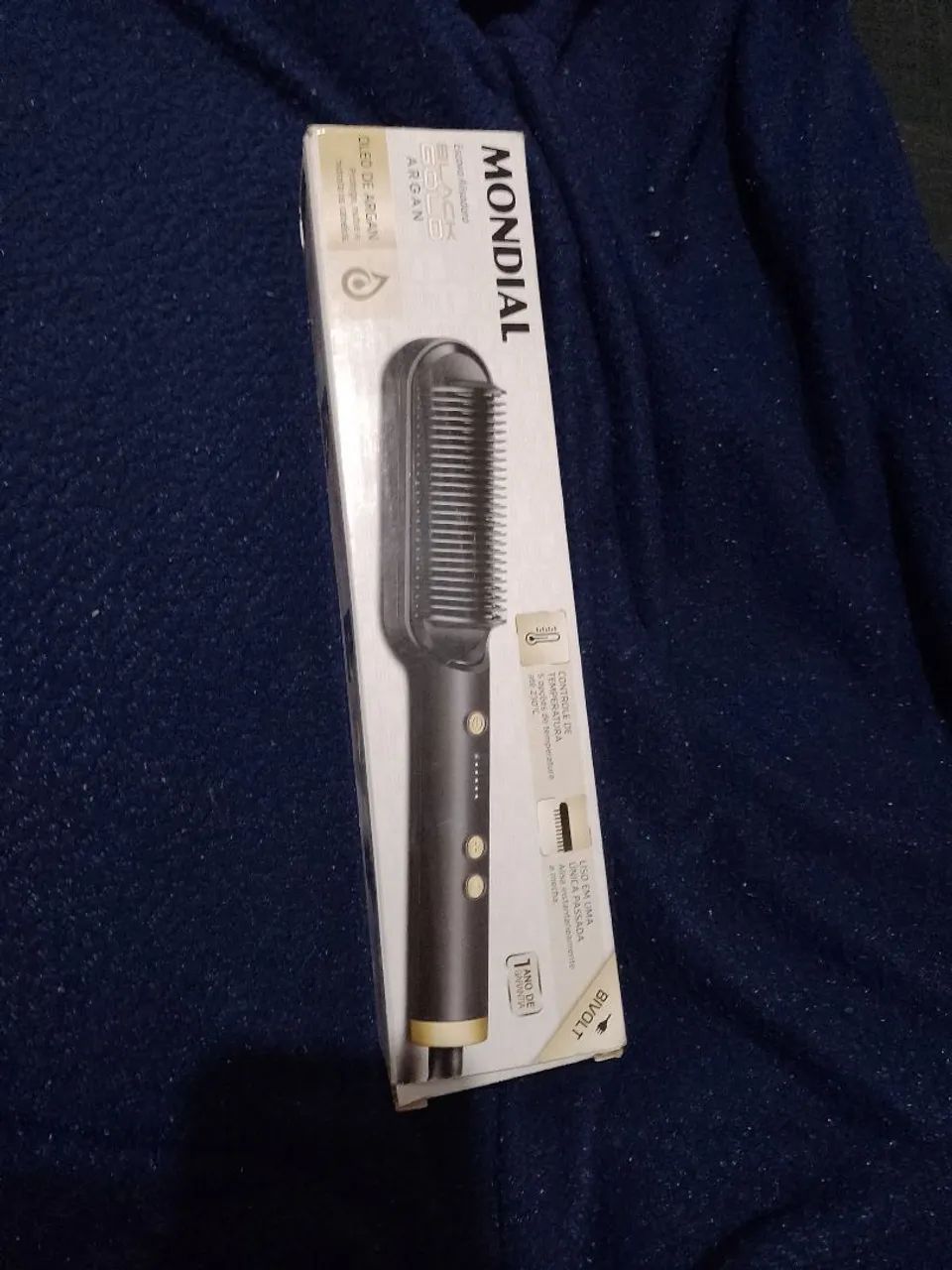 Escova Modeladora Black Soul Argan Mondial