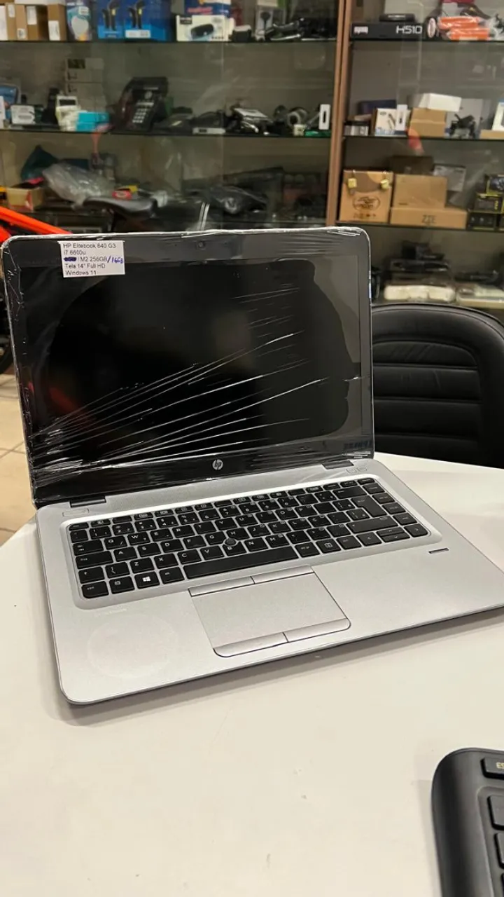 Notebook Hp Core I5 6ª Geração 8gb 256gb Ssd Win10 Pro tela 14pol Fhd