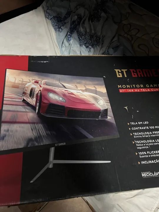 Monitor 144Hz, 1ms 27Pol Curvo - Foto 2