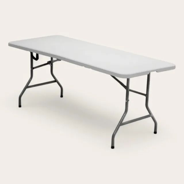 Mesa dobrável retangular 1,80m - Foto 3