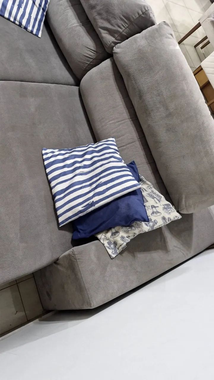Sofá retrátil - Cinza - 2,50 - Foto 3