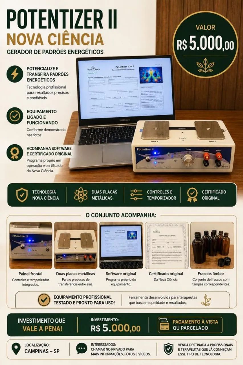 Microscópio Genix 4/Pro-Sync 2/ Pczapper 2/ Potentizer 2 Nova Ciência  - Foto 5