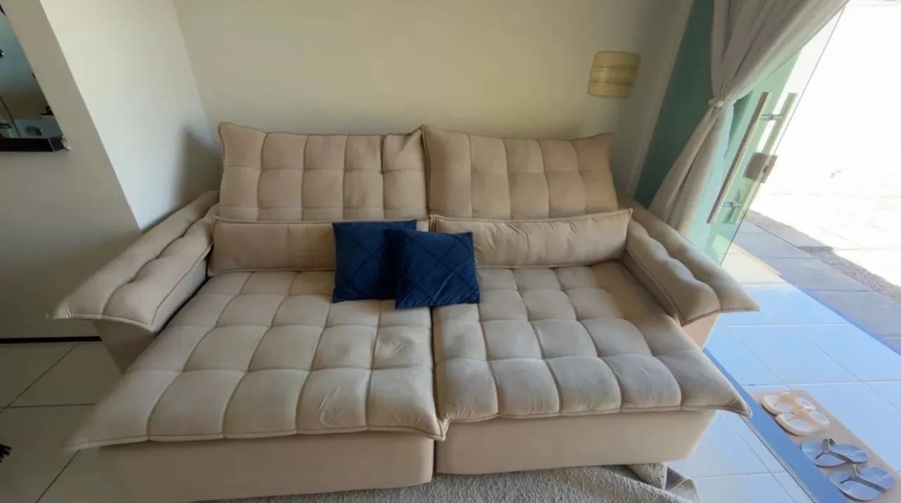 SOFÁ RETRÁTIL SOB MEDIDA C/ Pillow top  - Foto 3