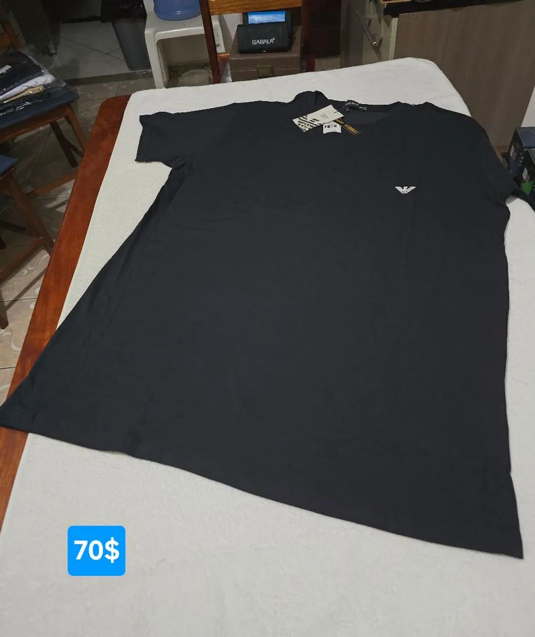 Camisa Grife peruana elastano da Empório Armani GG  - Foto 2