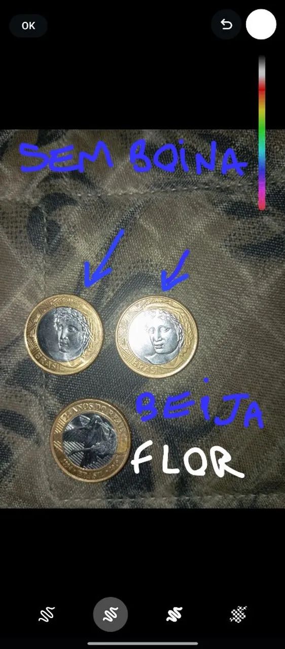 Moeda rara com erro de gravação  - Foto 2