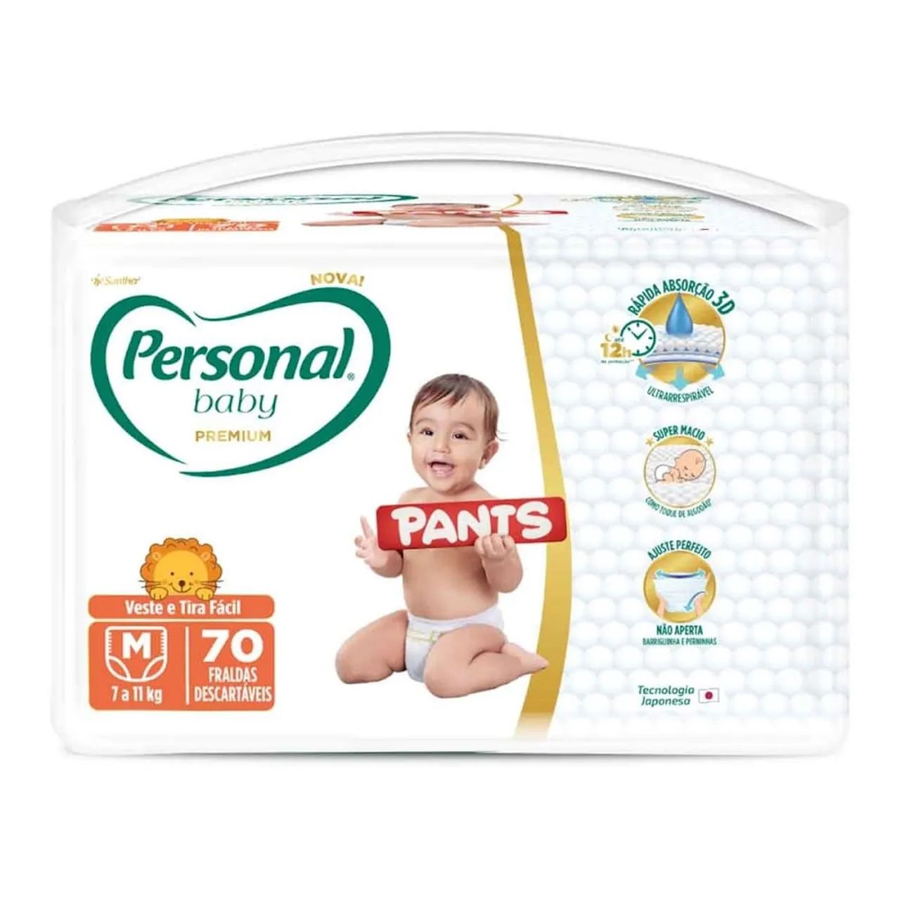 fraldas shortinho personal premium 