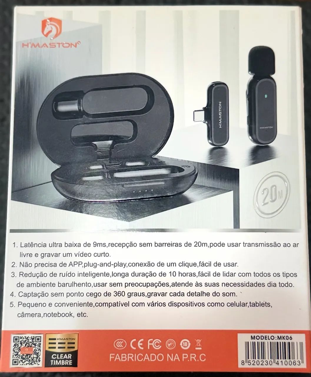 Microfone de lapela  - Foto 5
