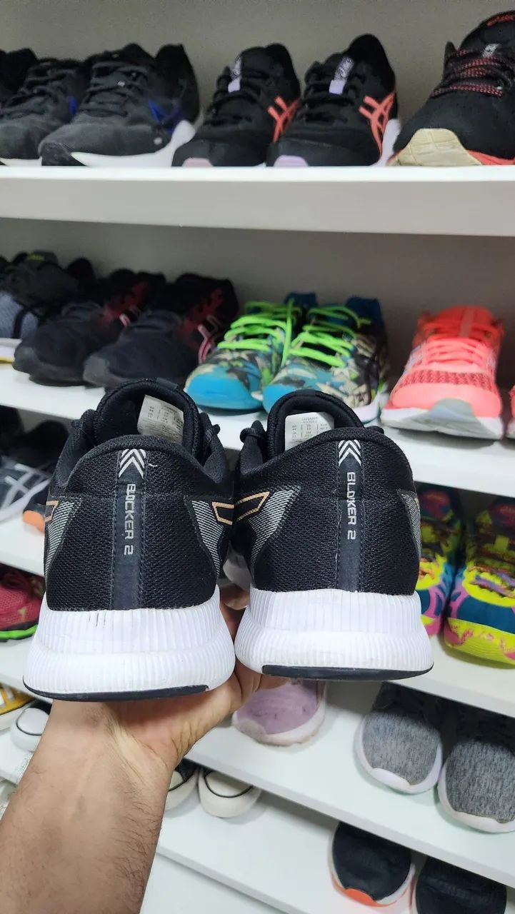TÊNIS ASICS BLOCKER 2 ORIGINAL - TAM 44 - ACADEMIA  - Foto 4