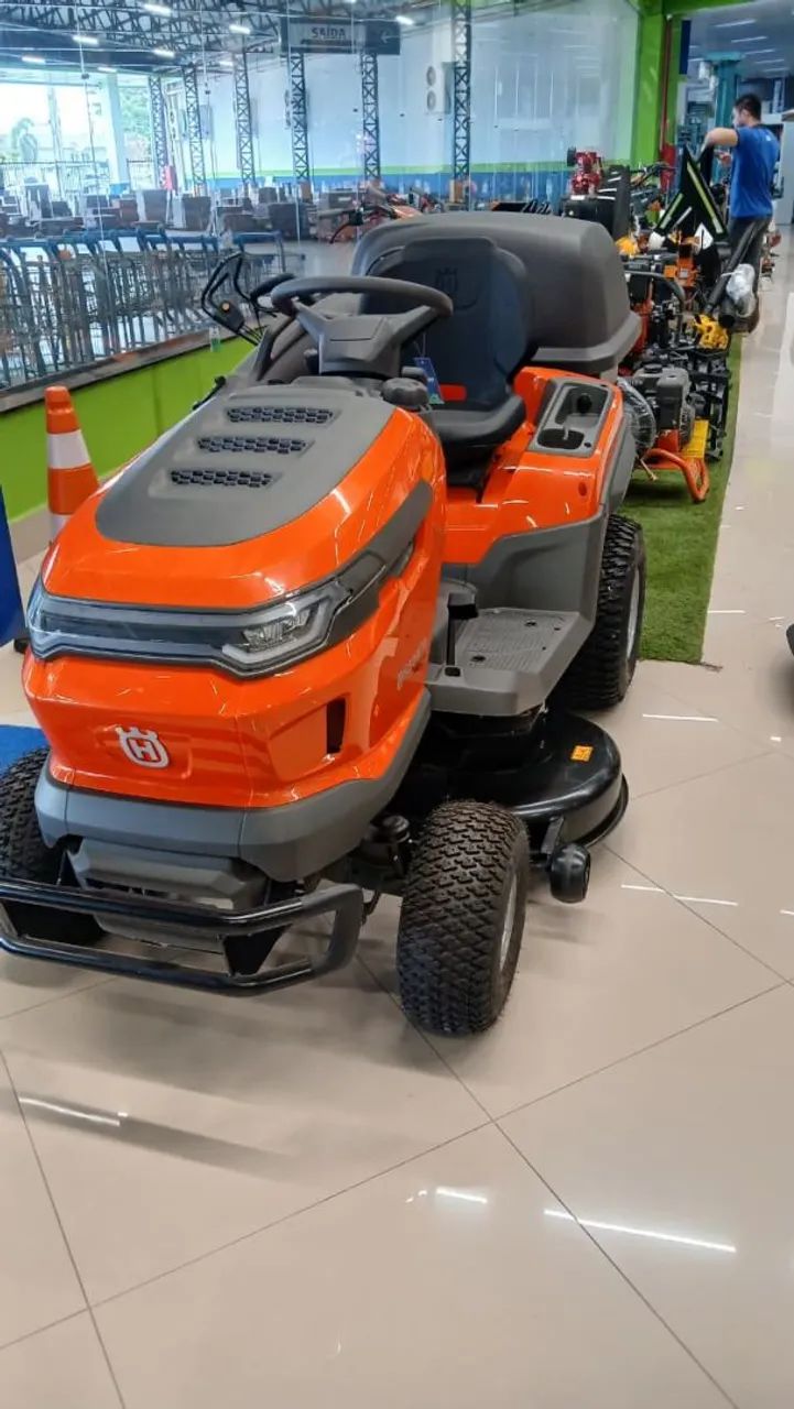 Micro Trator Cortador de Grama TS114 15hp Novo - Foto 3