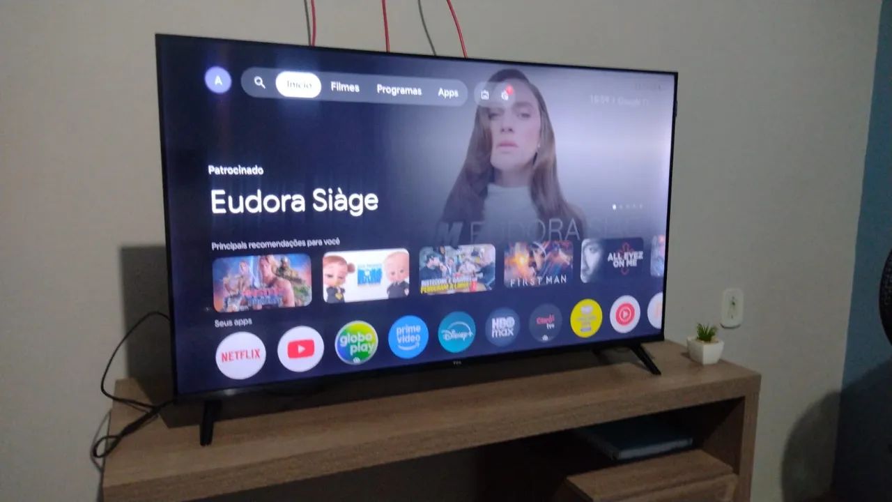 Smart TV TCL 43 Polegadas Full HD QLED GOOGLE - Foto 2