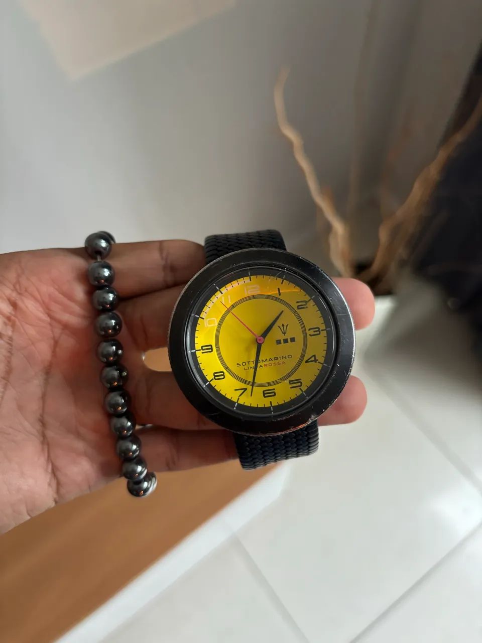 Relógio SottoMarino + Pulseira hematita - Foto 2