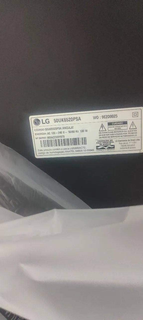 TV LG 50 Polegadas - Para Conserto ou Retirada de Peças - Foto 3