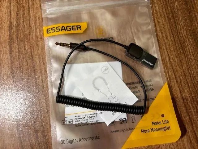 Bluetooth para carro e som Saída P2 ESSAGER - Foto 2