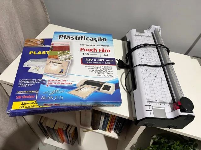 laminadora e plásticos pra laminar