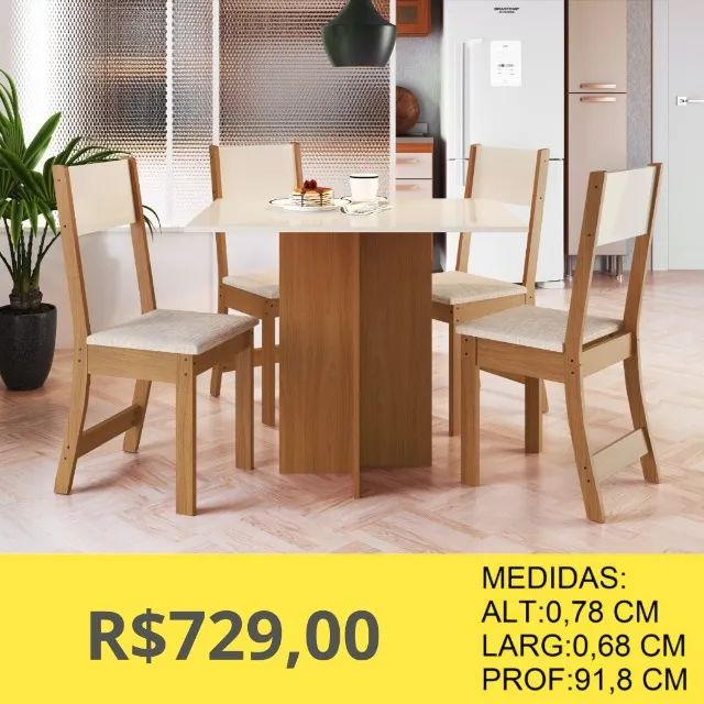 CONJUNTO DE MESA A PRONTA ENTREGA