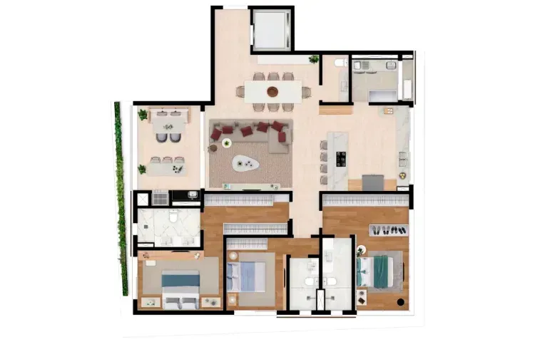 PLANTA 206m²