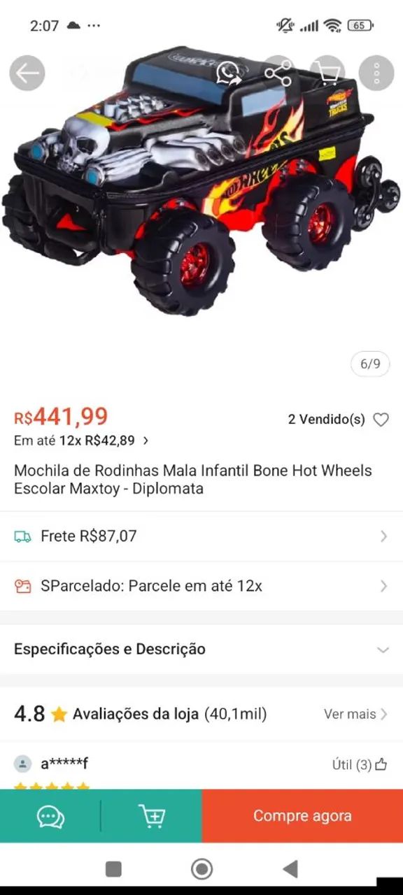 Mochila hotwheels  - Foto 3