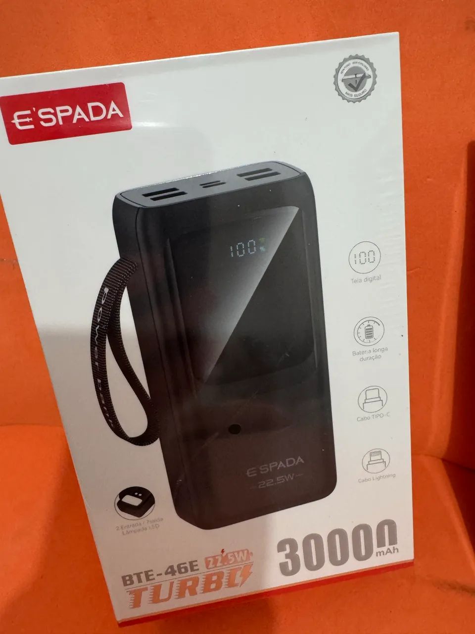Power Bank 30.000 Wats cabos e leds  - Foto 2