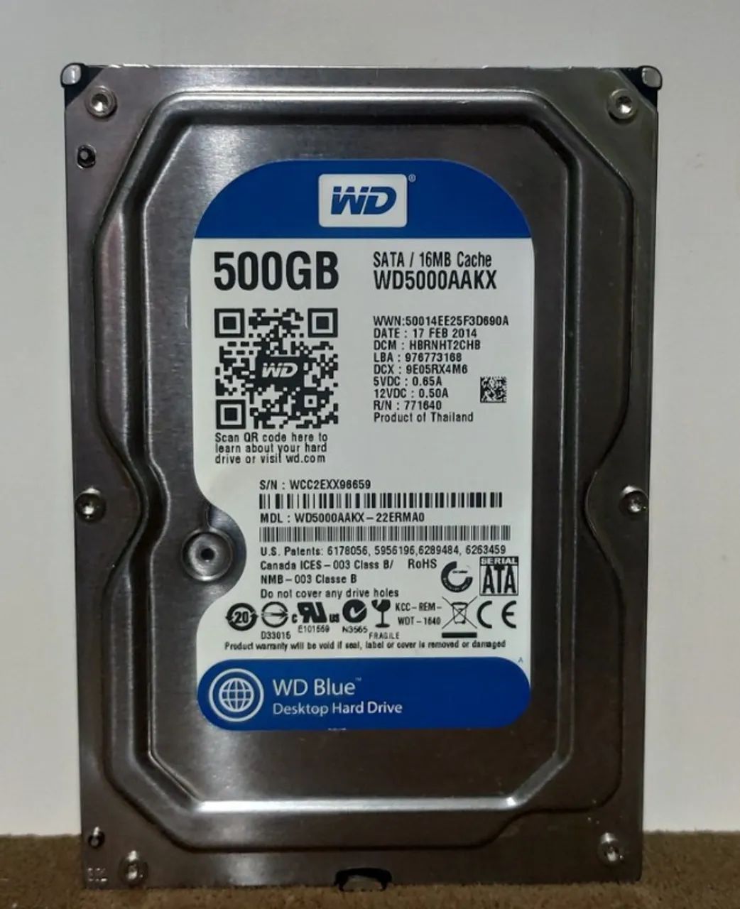 Hdd 500GB 3,5" Sata Pc Desktop Computador Dvr Camera Cftv - Hd Usados Funcionando Perfeita - Foto 3
