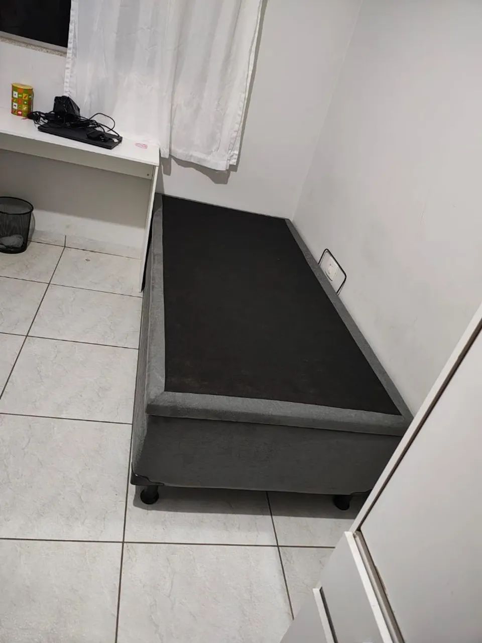 Box baú solteiro 88×188 pistões hidráulicos  - Foto 4