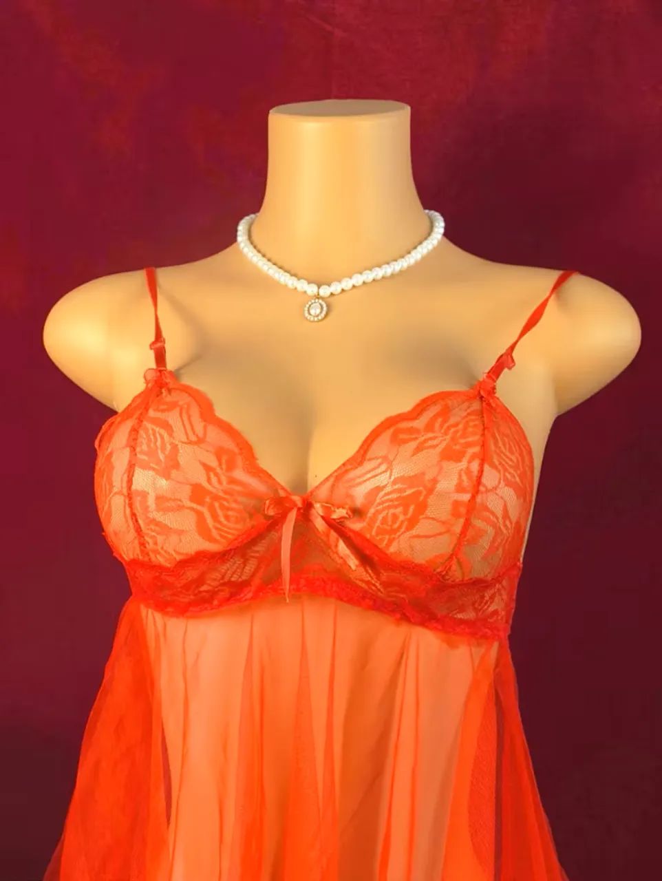 Lingerie vermelha sexy - Foto 2