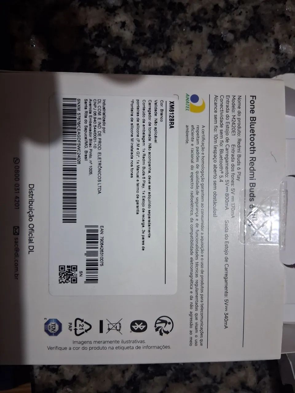 Fone redmi buds 6 play