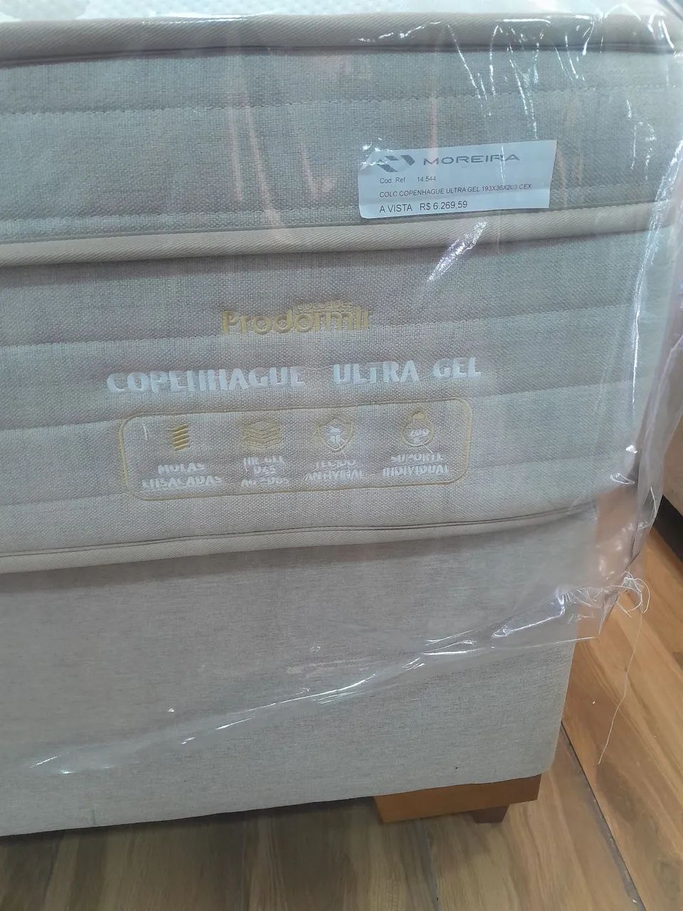 Conjunto box Queen Copenhague ultra gel  - Foto 3