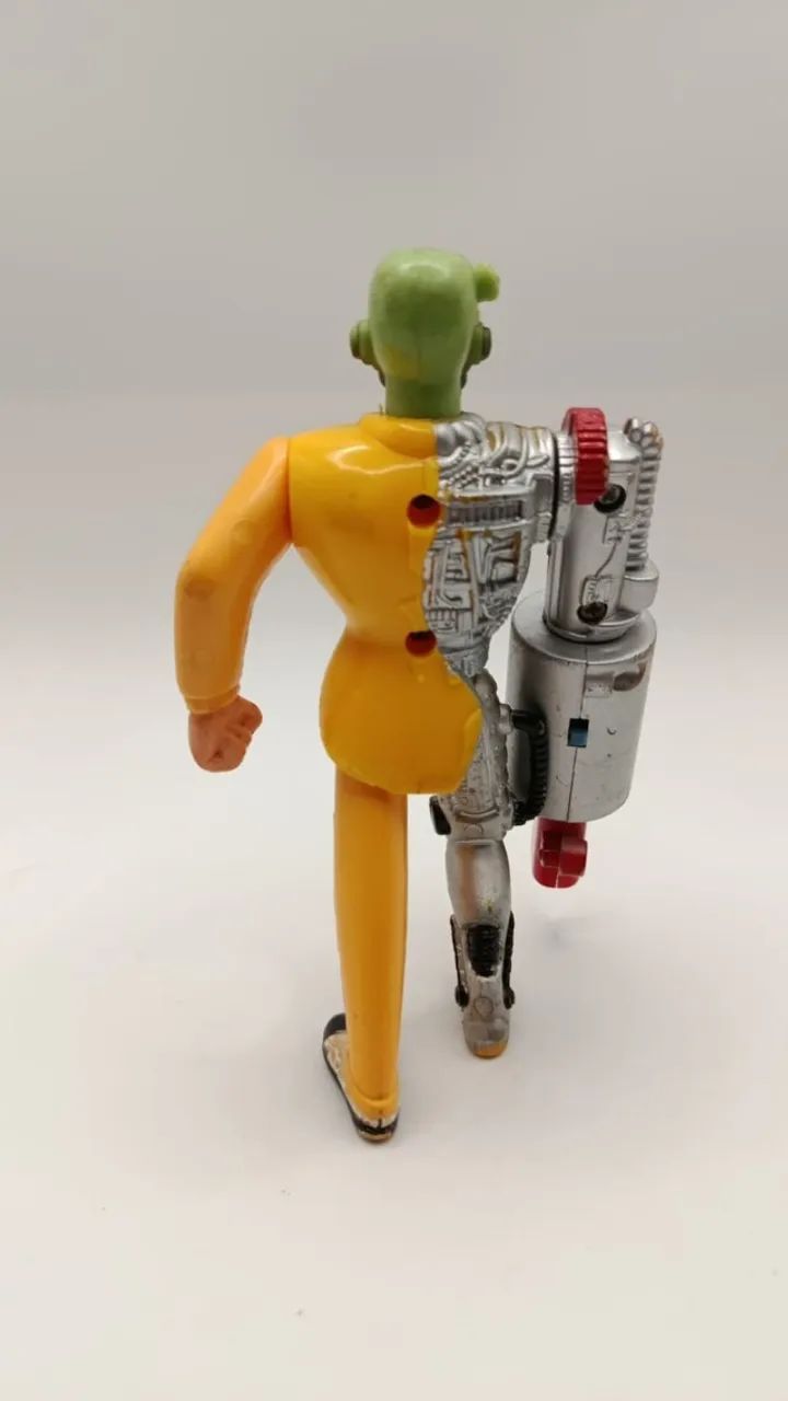 O MÁSCARA - CYBORG ROBÔ - DE ÉPOCA - 13CM - Foto 4