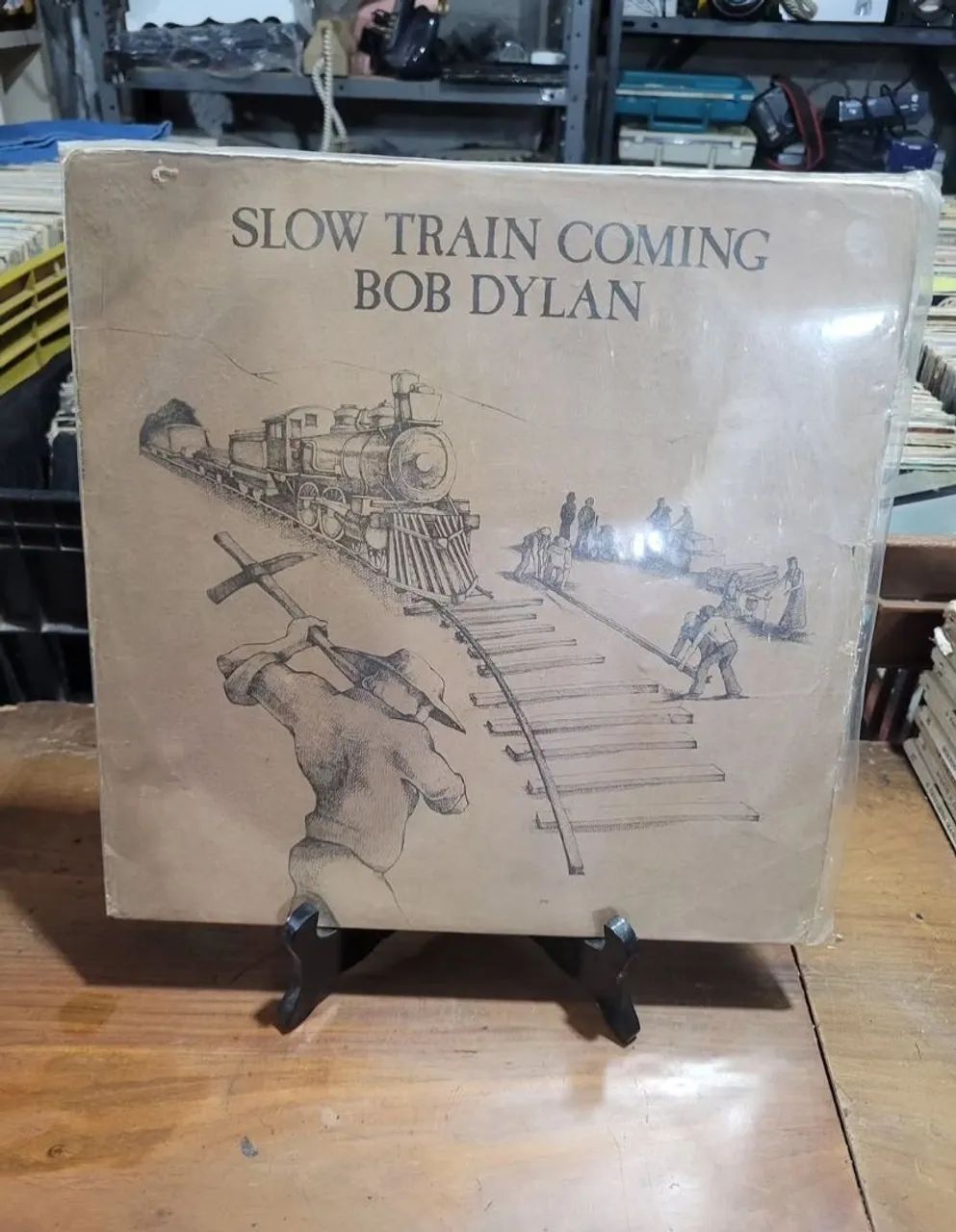 DISCO DE VINIL SLOW TRAIN COMING BOB DYLAN
