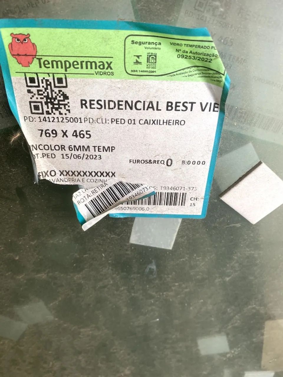LOTE VIDRO TEMPERADO - 6MM. - Foto 5