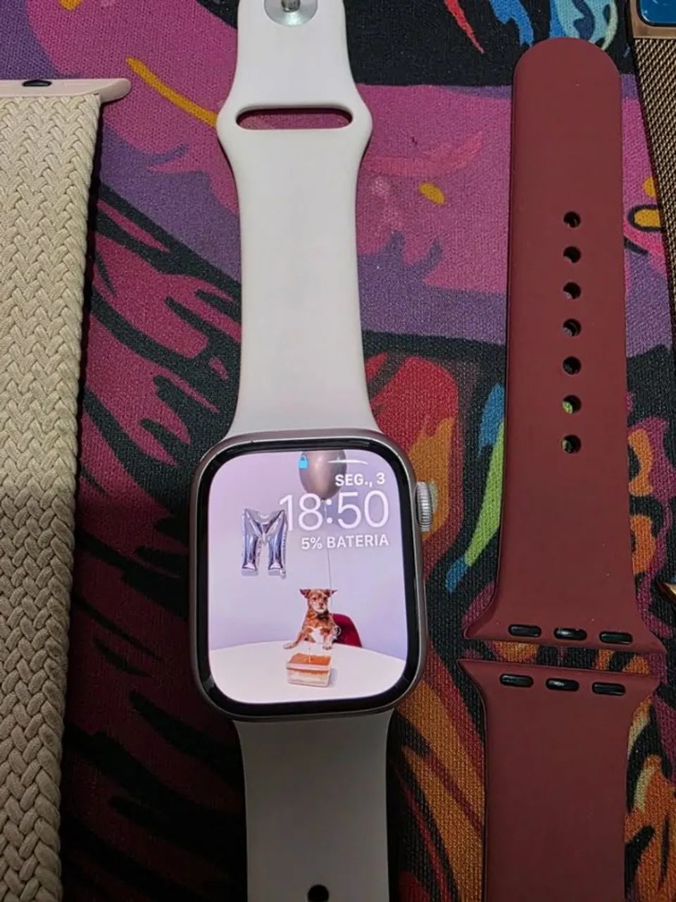 Apple Watch Series 9 GPS 41mm 64GB + 5 pulseiras e bumper - Foto 4