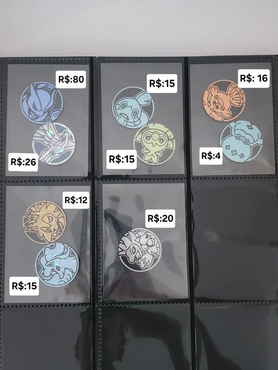 Moedas Colecionáveis de Pokémon Oficial Copag