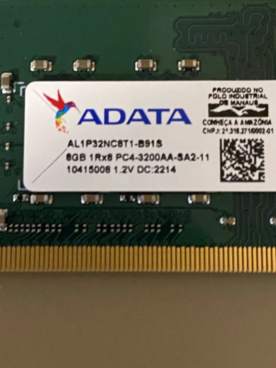 Memória Notebook 8GB DDR4 PC4-3200 - Foto 2