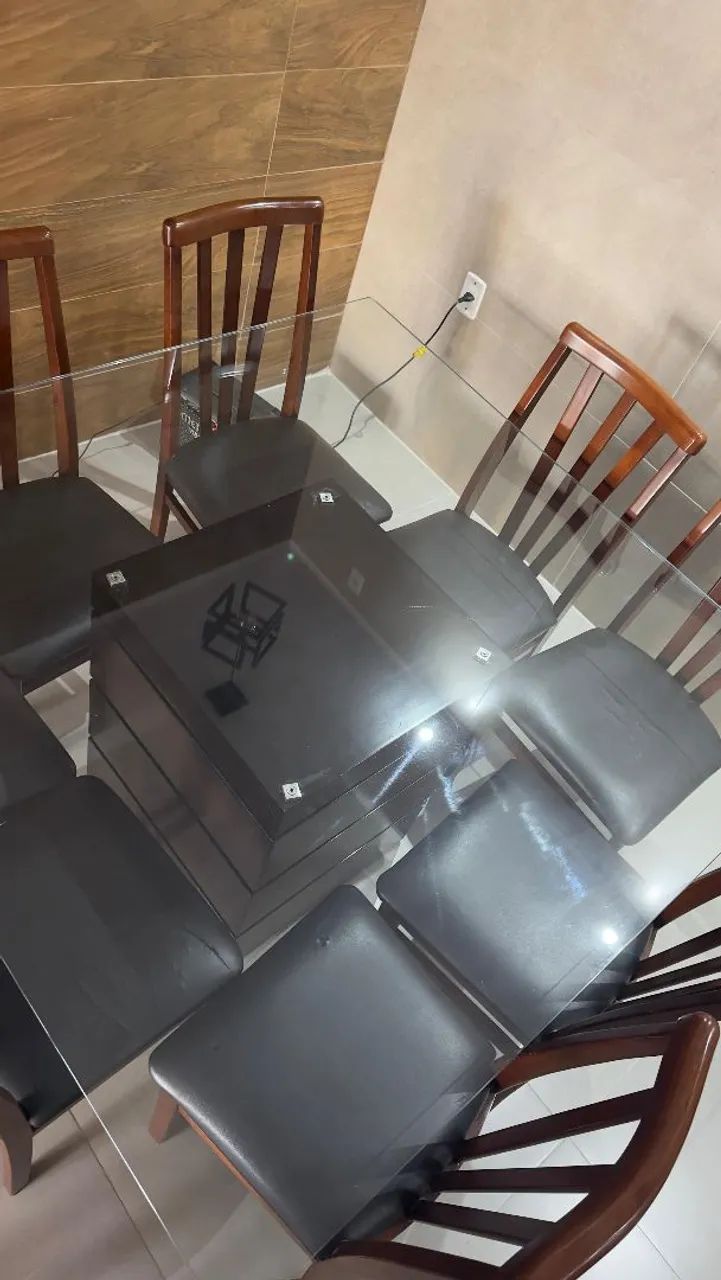 Mesa de vidro espetacular !!!  - Foto 4