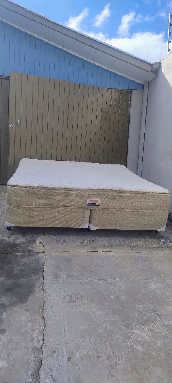 Cama box com colchão casal