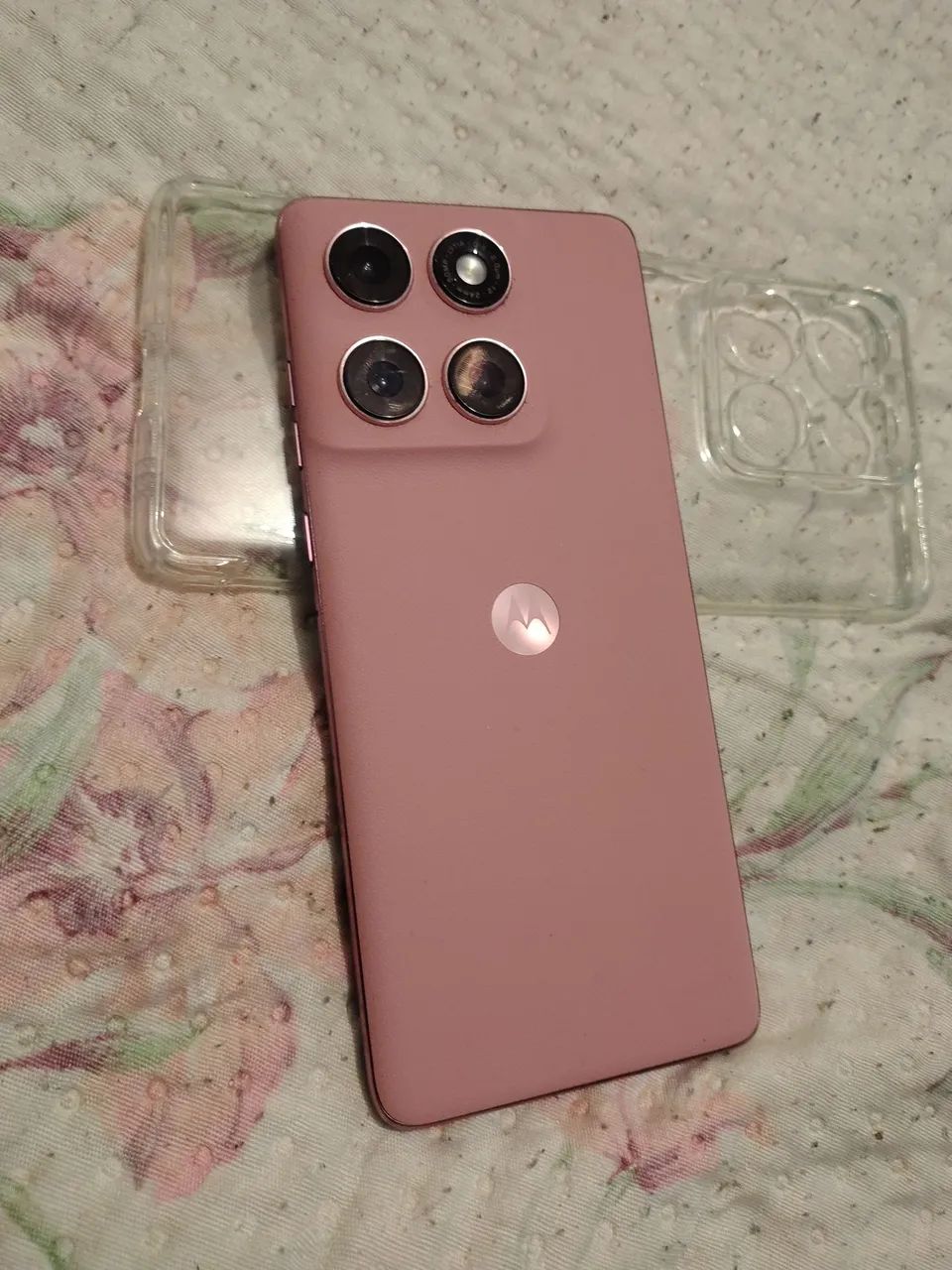 Moto Edge 60 fusion rose perfeito troco . 