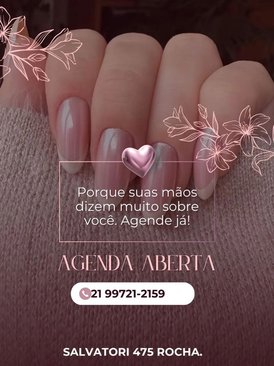 Preciso de manicure e nail designer 