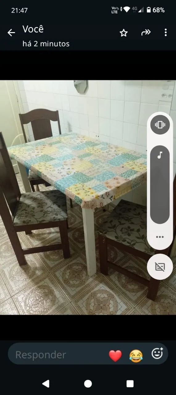 MESA 3 CADEIRAS GRATIS TOALHA - Foto 2