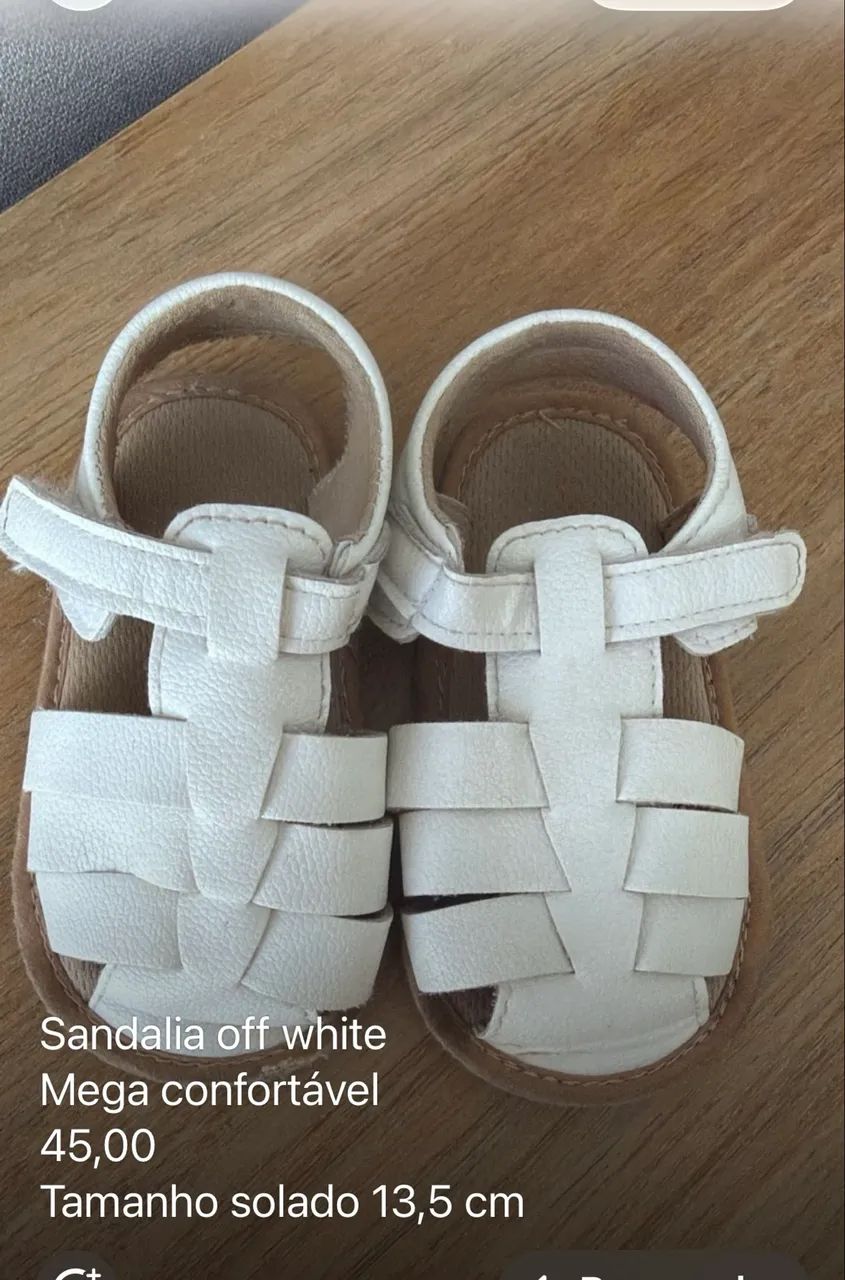 Sandália para bebê