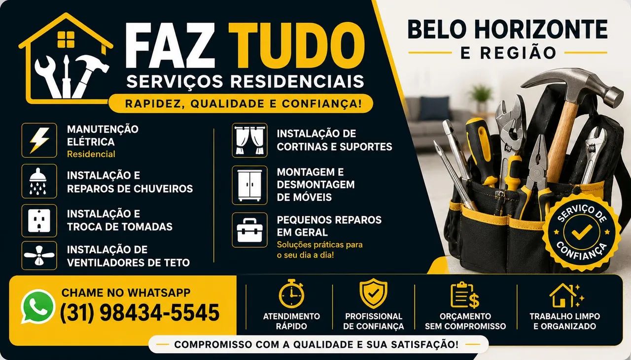  FAZ TUDO? Serviços Residenciais?