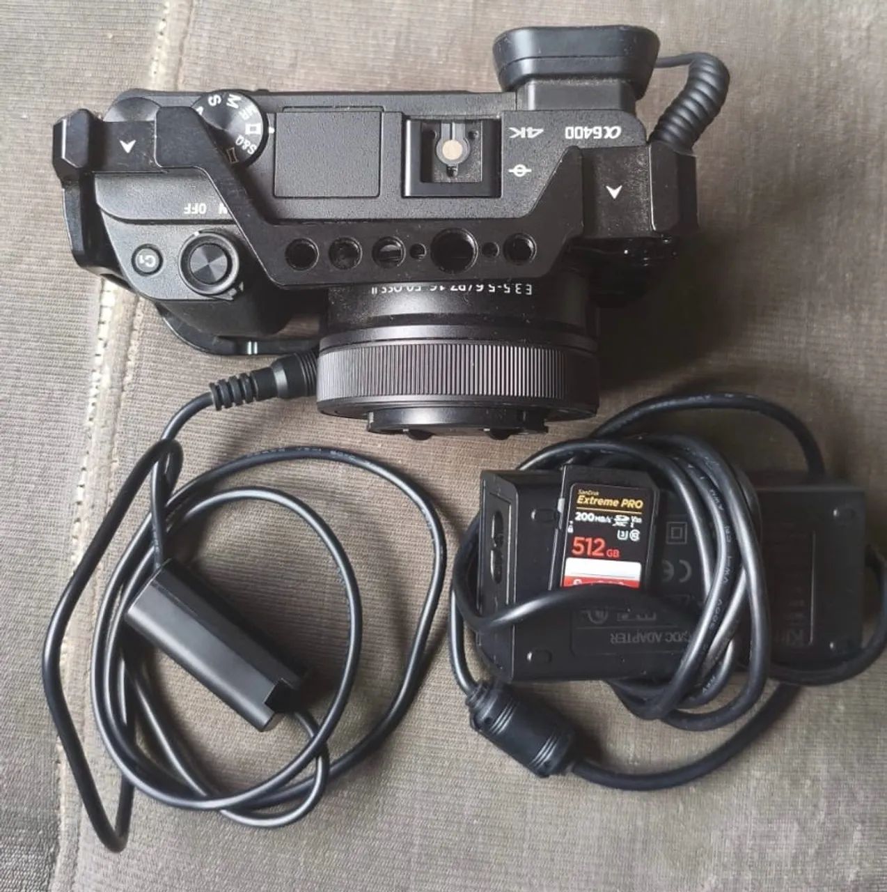 Câmera Sony com kit completo  - Foto 3