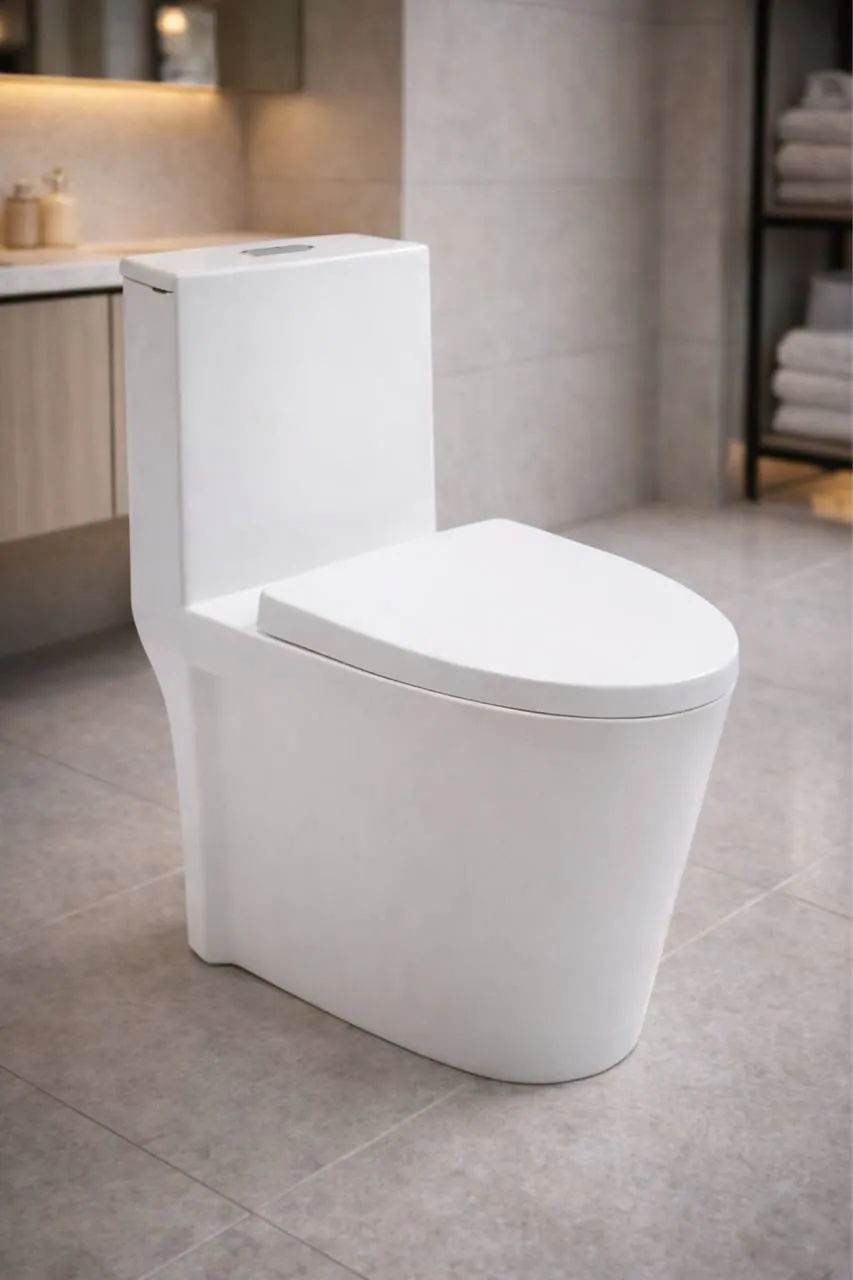 NEW AUTOMATED MONOBLOCK TOILET, NEVER USED, WE PAID $1600 BRL AT LEROY MERLIN