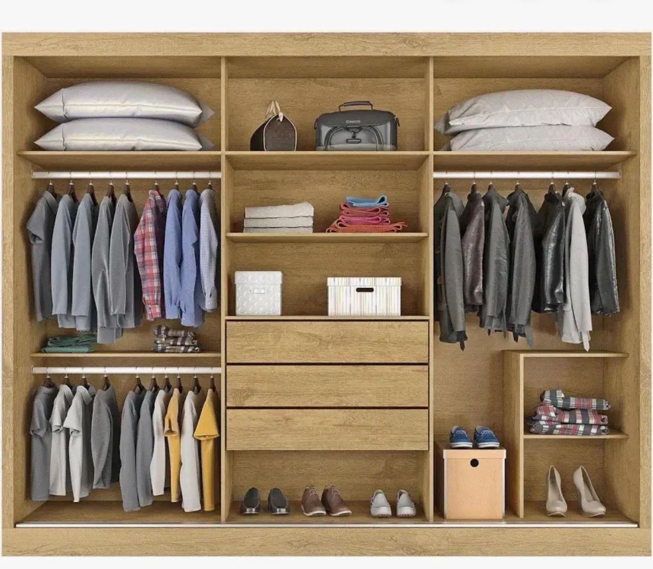 Guarda roupa gigante MDF 