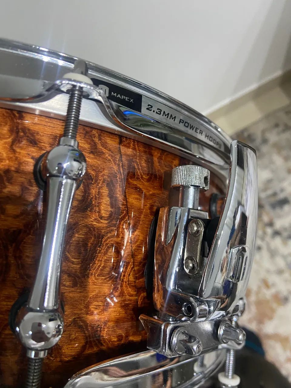 Caixa Mapex Armory Dillinger Maple Walnut Stain over Figured Wood 14x5,5" - Foto 2