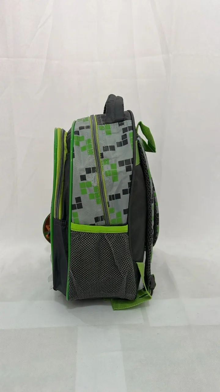 Mochila infantil de costas pequena creche Gamecraft - Foto 3