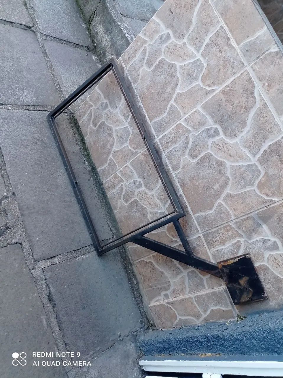 Estrutura Ferro " Placa Comércio"