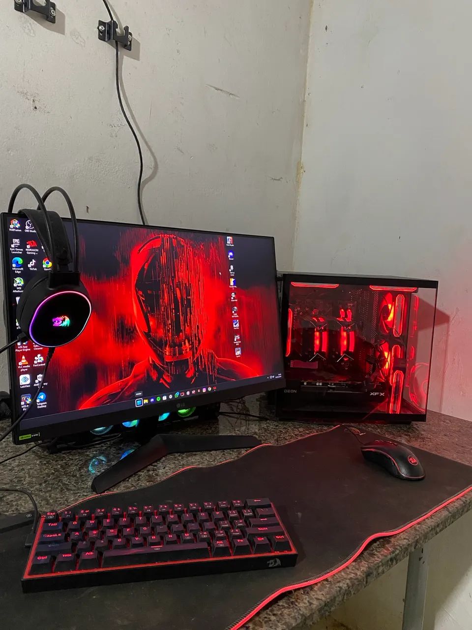 PC Gamer Completo  RX7600 3 fans - Foto 4