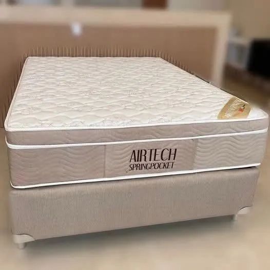 MARAVILHOSA BASE BOX CASAL SIMPLES + COLCHÃO ORTOBOM ESPUMA D26 MOLAS ENSACADA 