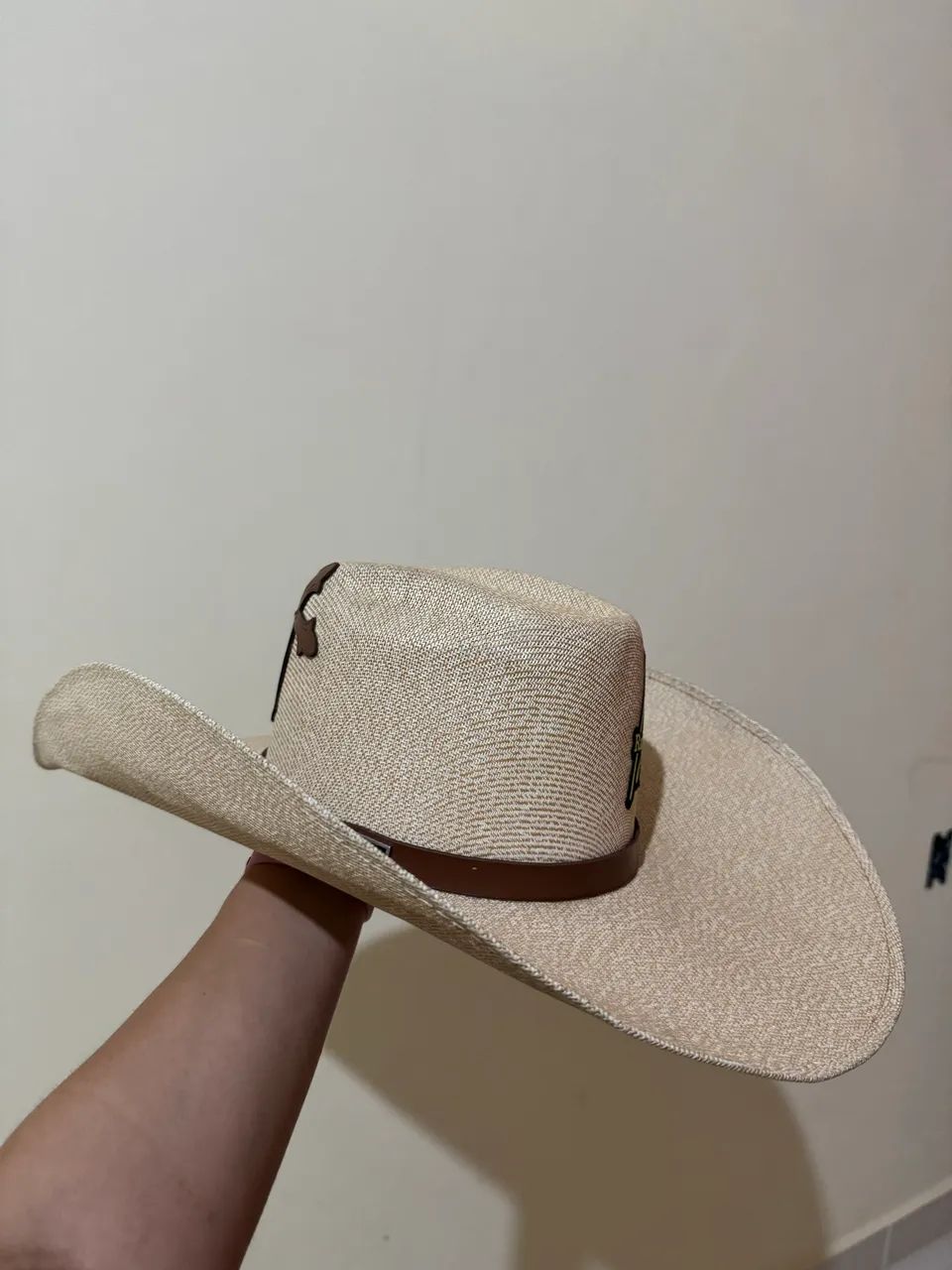 chapéu de fibra Mundial Tamanho 57 - Foto 2