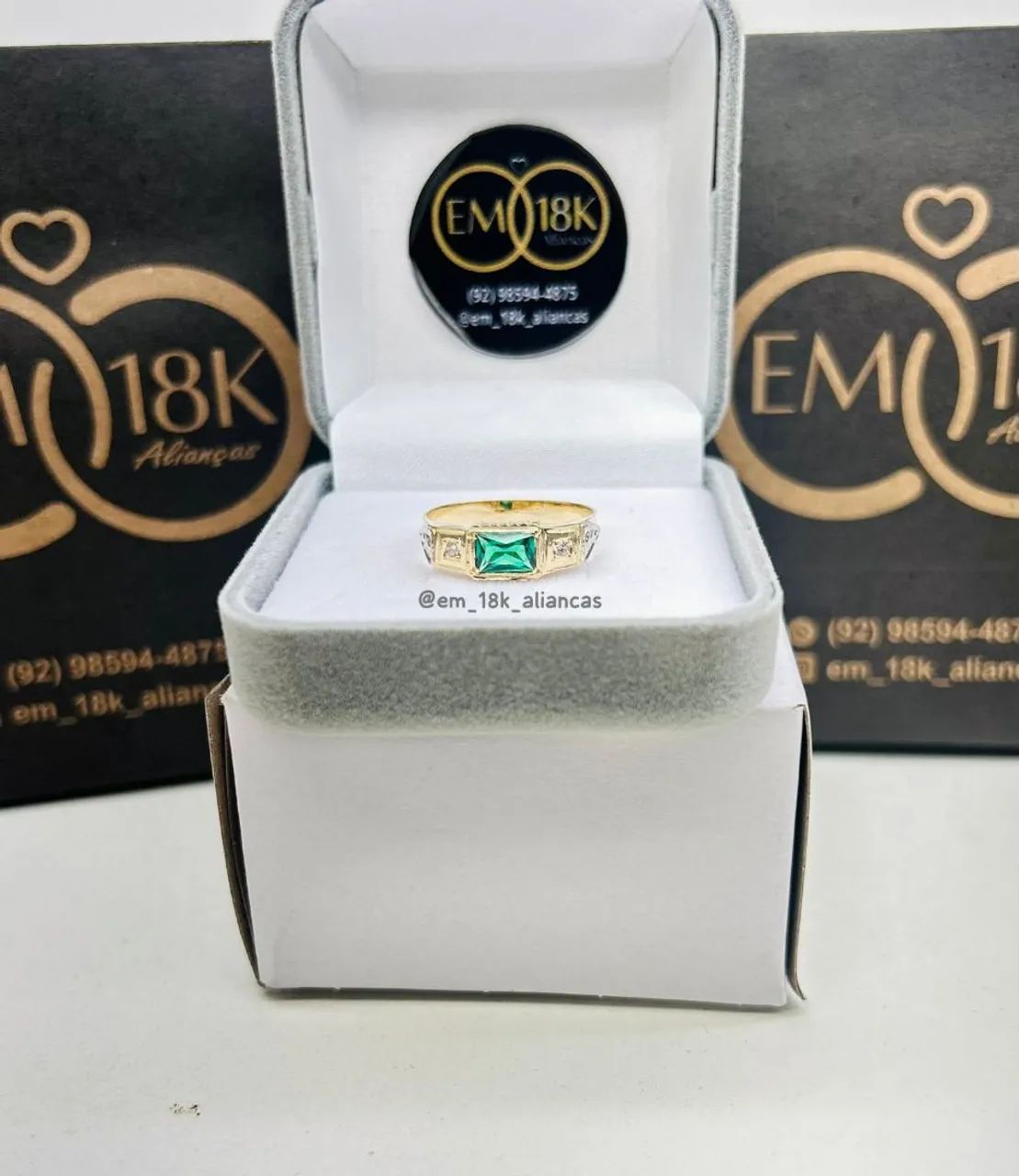 Anel de formatura Em Ouro 18k 